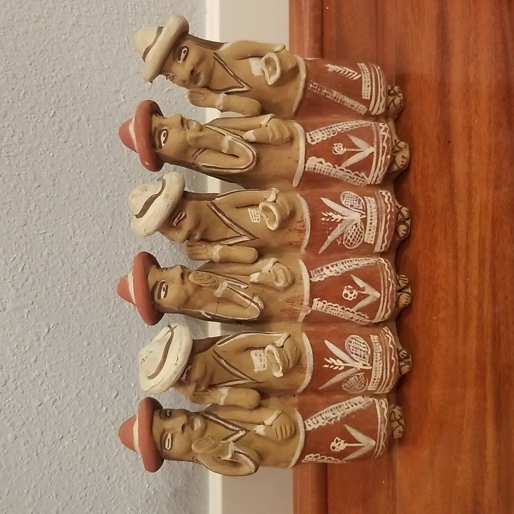 Vintage Red Clay Peruvian Folk Art Whistle